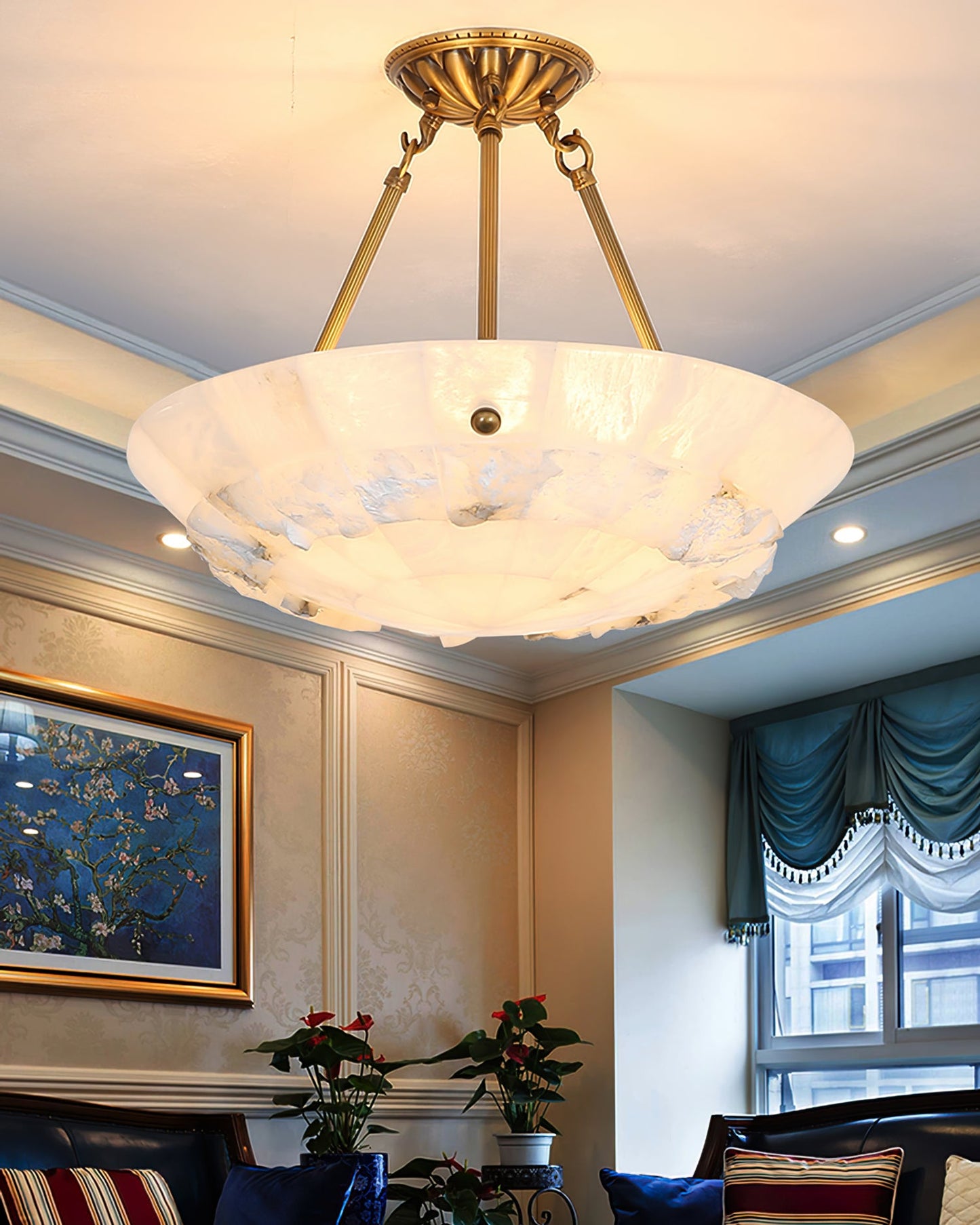 Bowl Alabaster Pendant Lamp