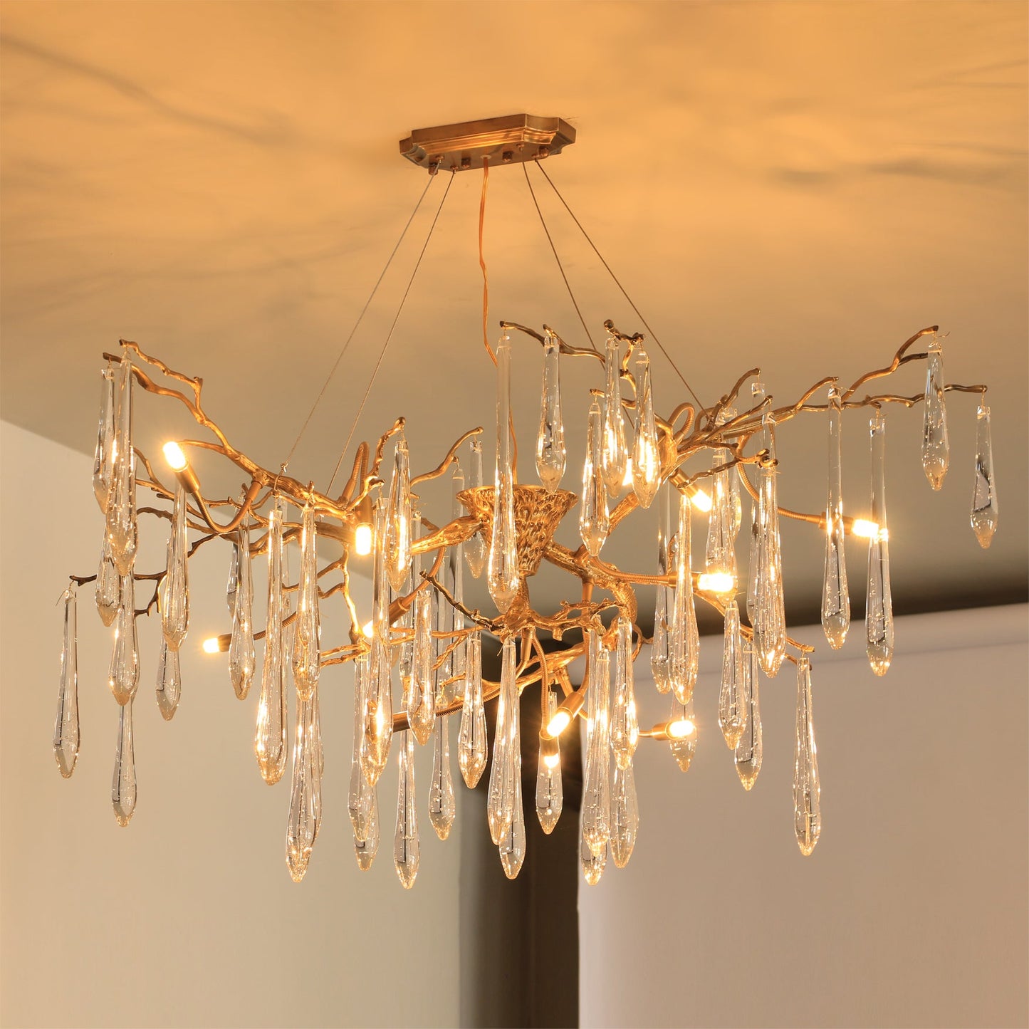 Branch Raindrop Chandelier