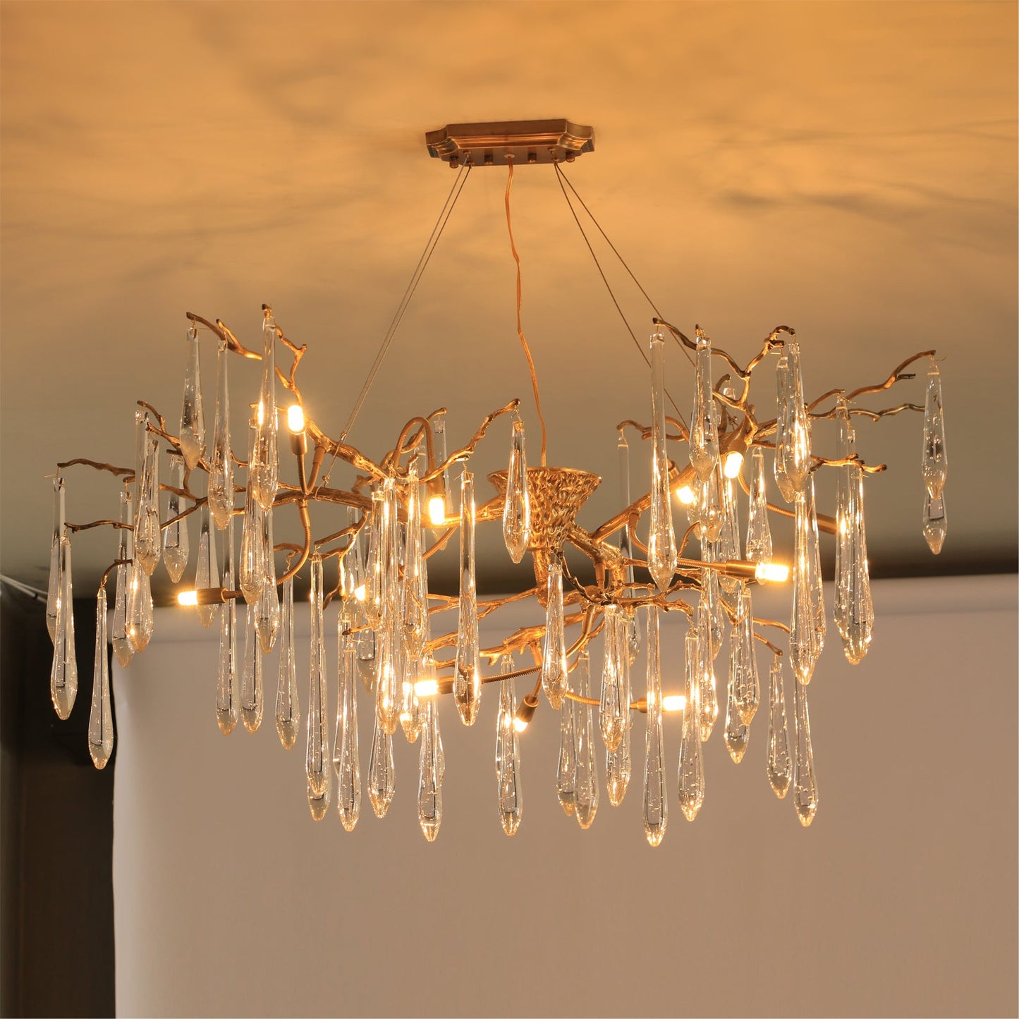 Branch Raindrop Chandelier