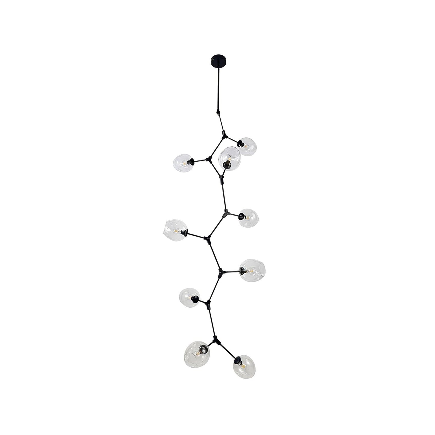 Perry Globe Vertical Chandelier