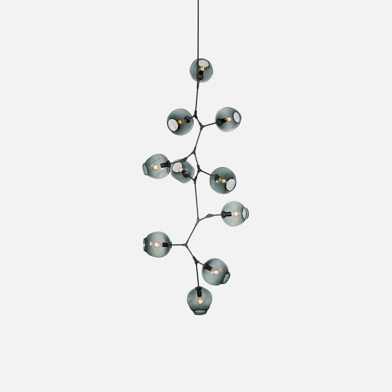 Perry Globe Vertical Chandelier