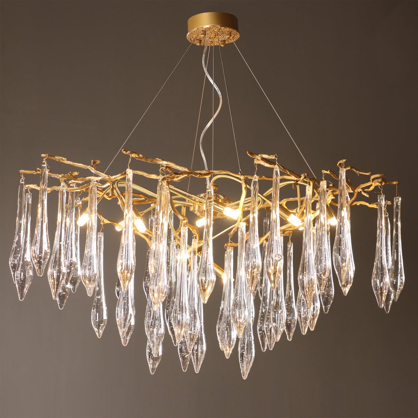 Branchs Brass Chandelier