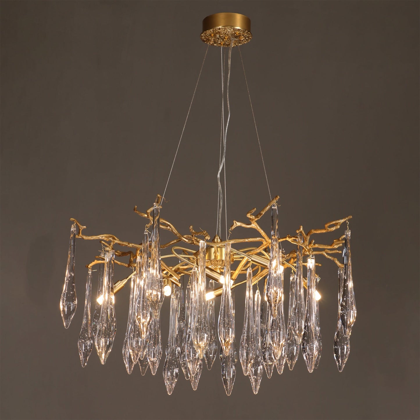 Branchs Brass Chandelier