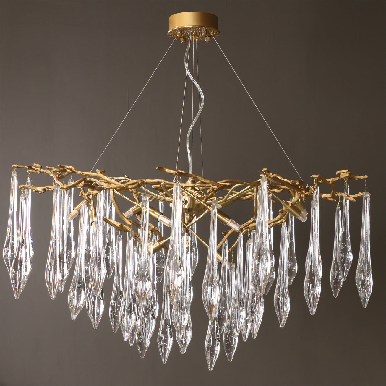 Branchs Brass Chandelier