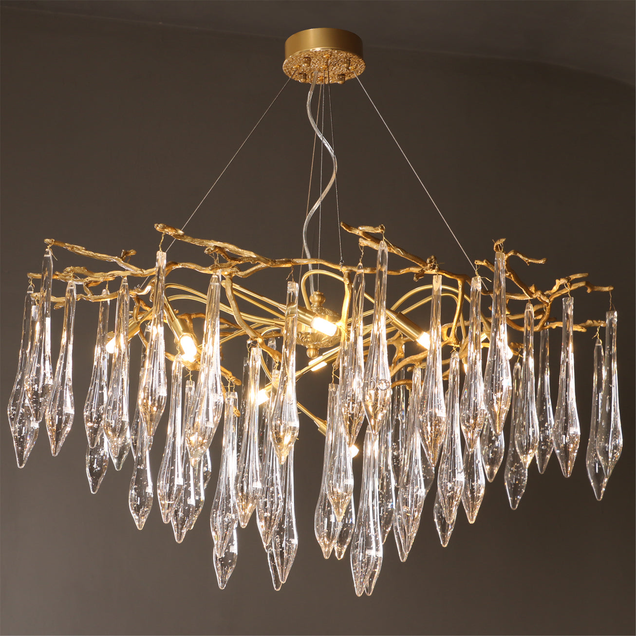 Branchs Brass Chandelier