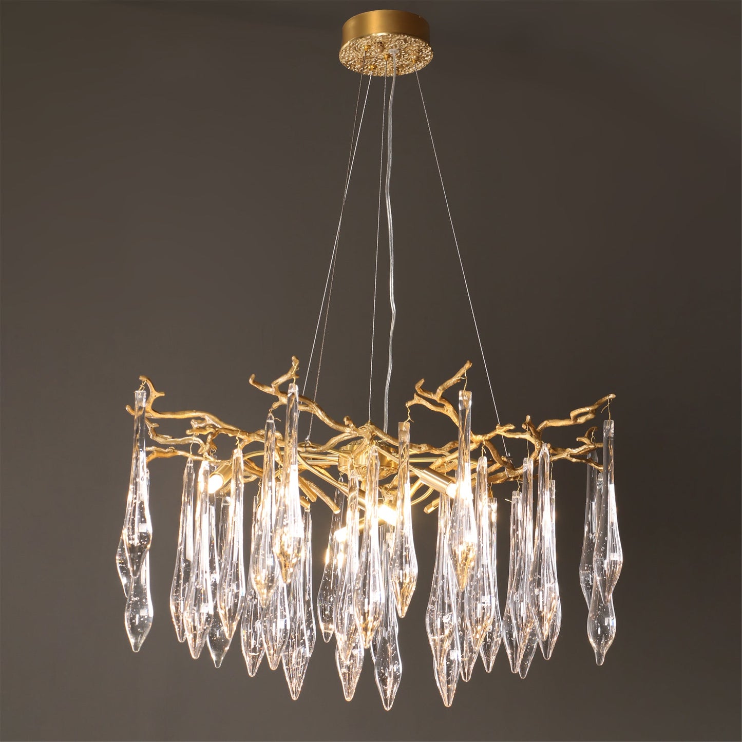 Branchs Brass Chandelier