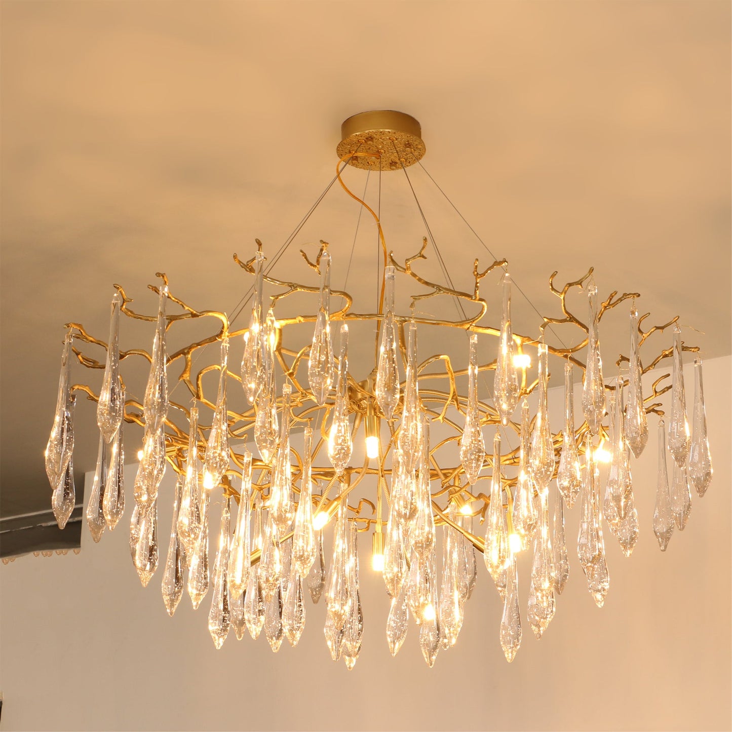 Branchs Brass Chandelier