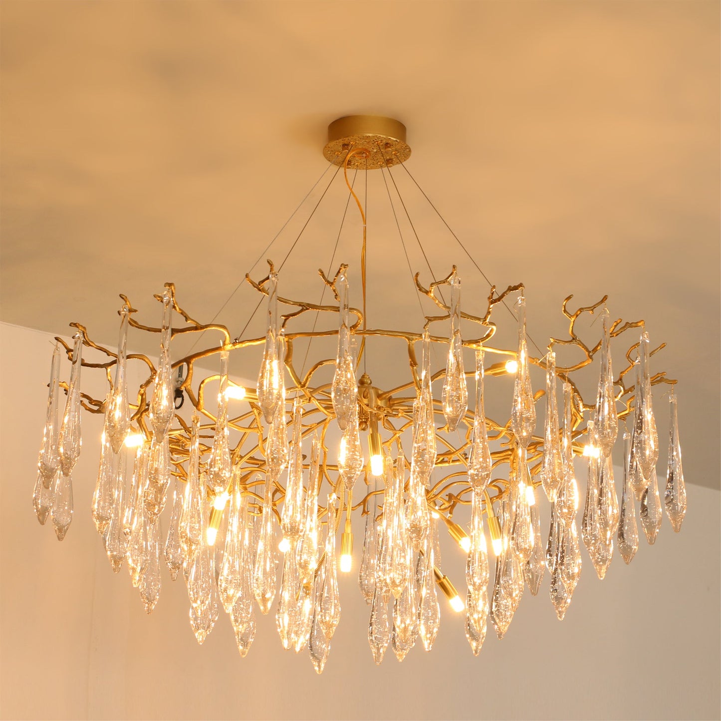 Branchs Brass Chandelier