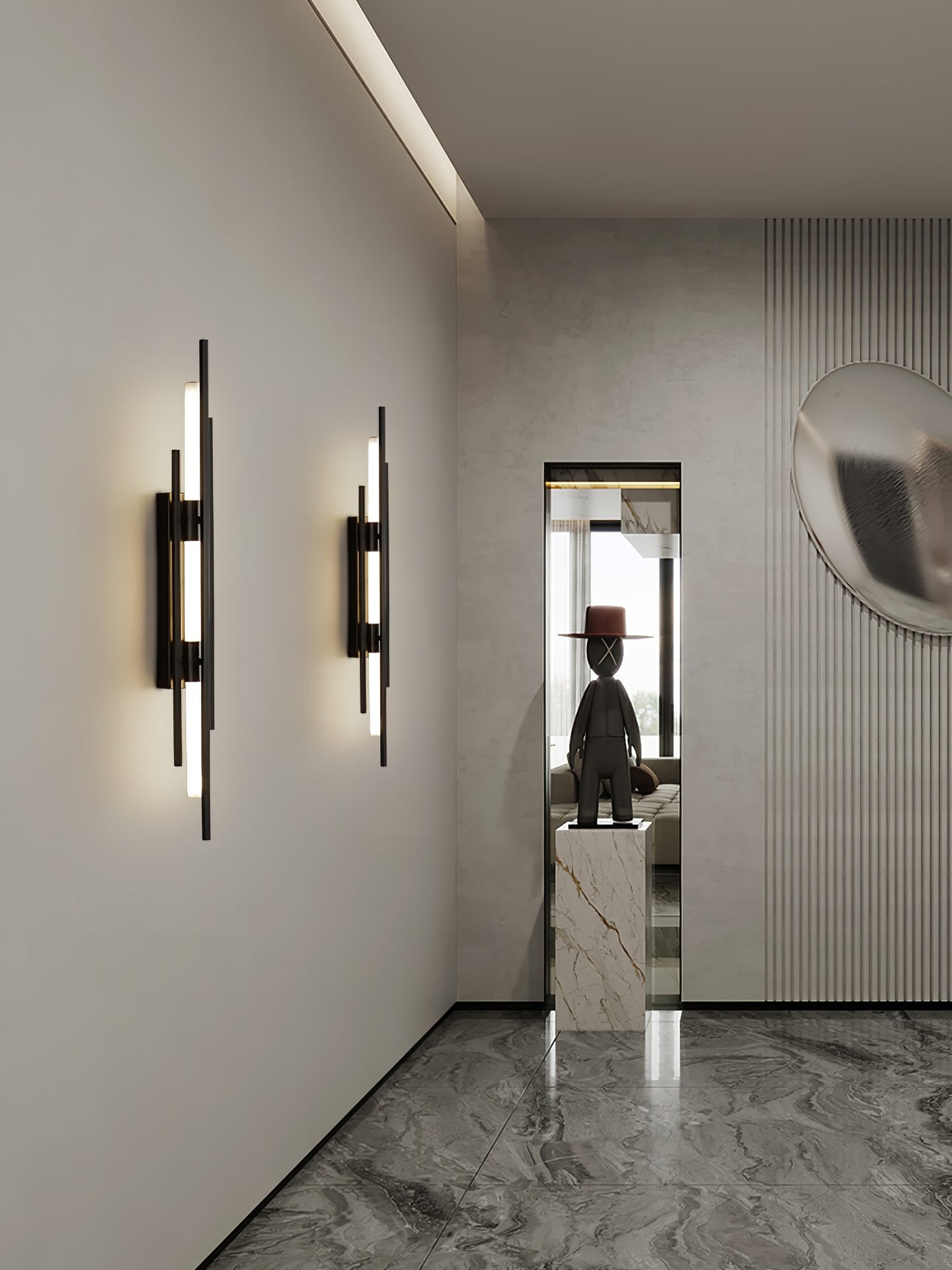 Brass Line Wall Lamp