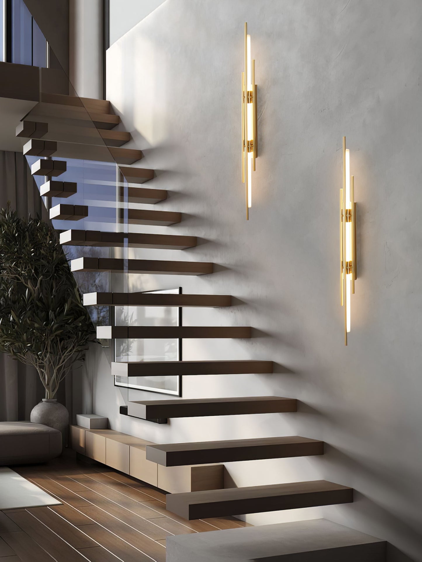 Brass Line Wall Lamp