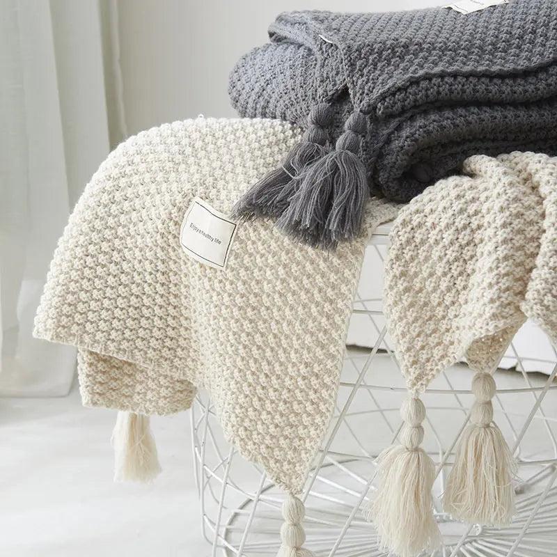 Brenna - Scandinavian Knitted Blanked
