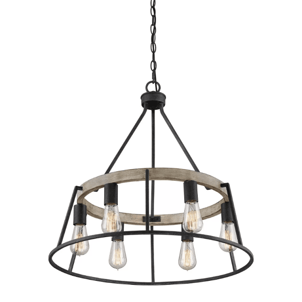 Brockton - 24 Inch 6 Light Chandelier
