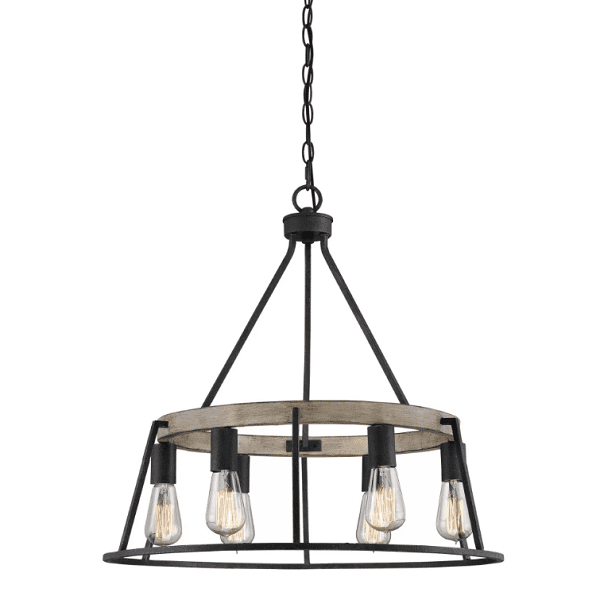 Brockton - 24 Inch 6 Light Chandelier