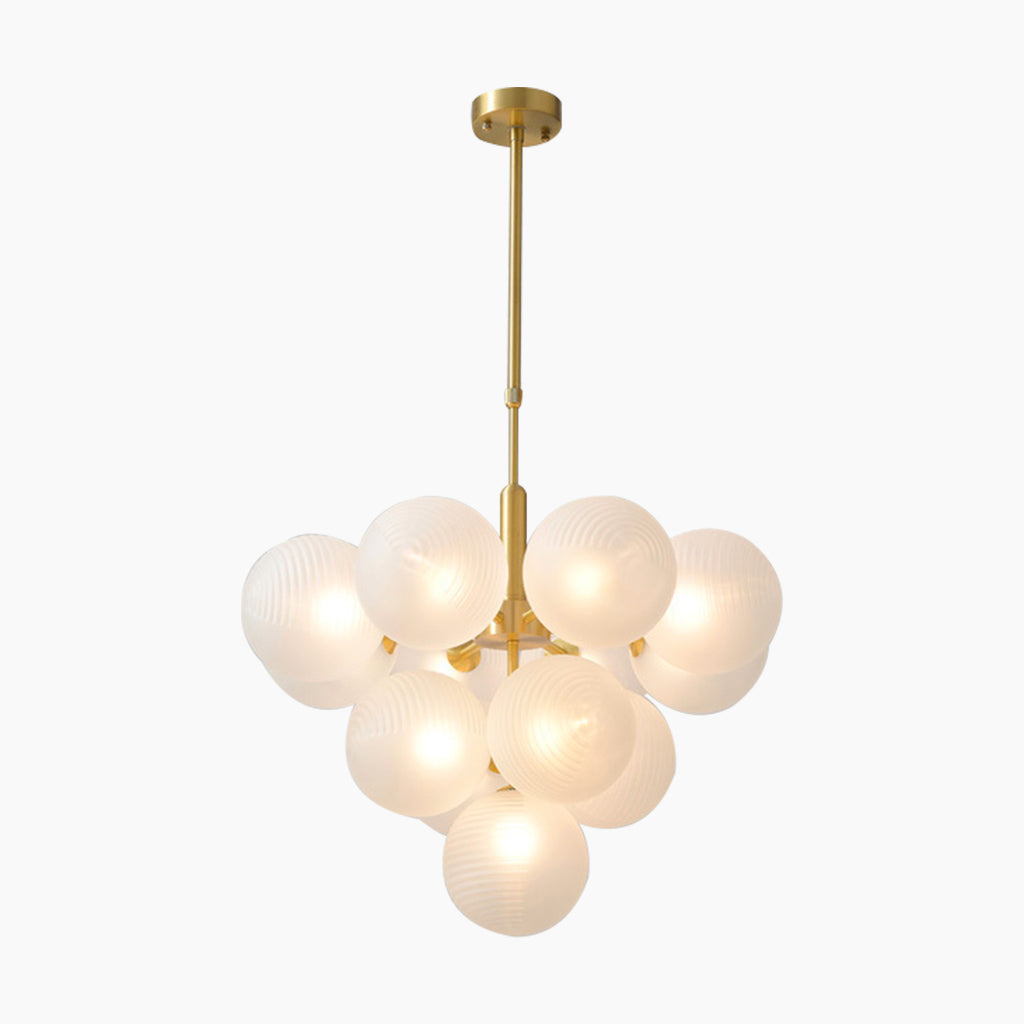 Chandelier Light Glass Bubbles Hanging Decorative Cluster Grape