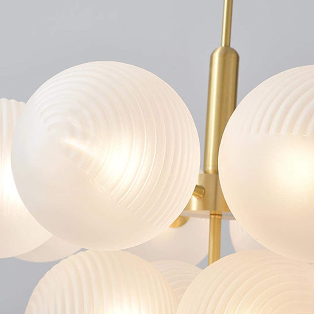 Chandelier Light Glass Bubbles Hanging Decorative Cluster Grape