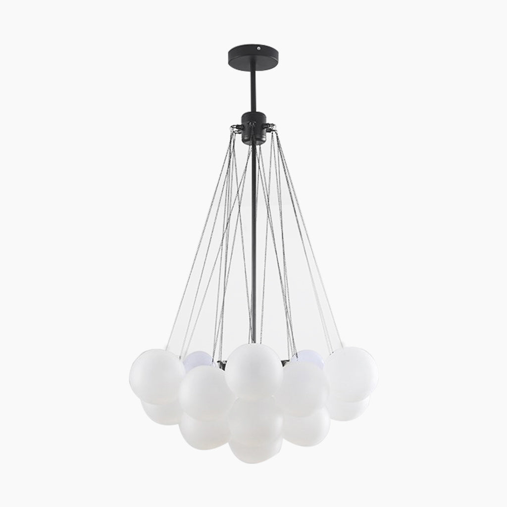 Chandelier Decorative Nordic Modern Glass Ball Bubble, 19/37 Lights