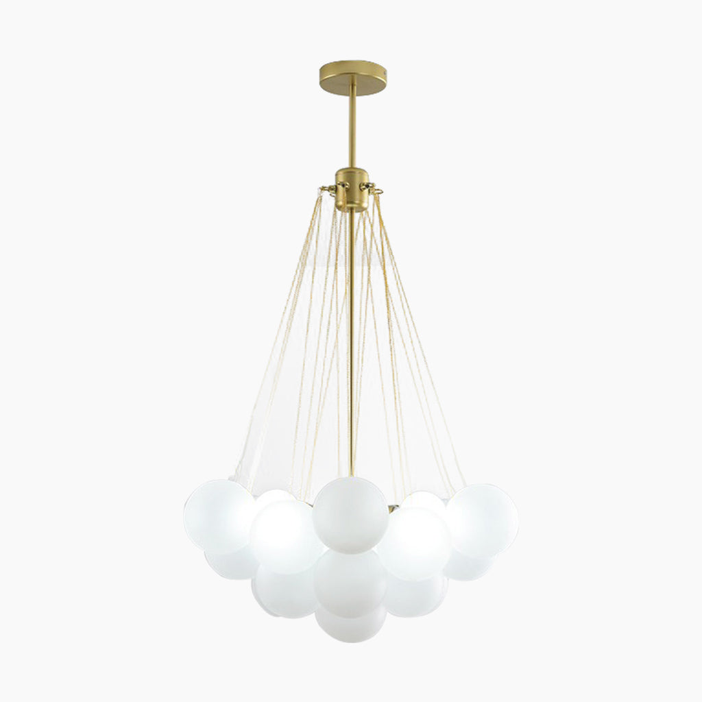 Chandelier Decorative Nordic Modern Glass Ball Bubble, 19/37 Lights