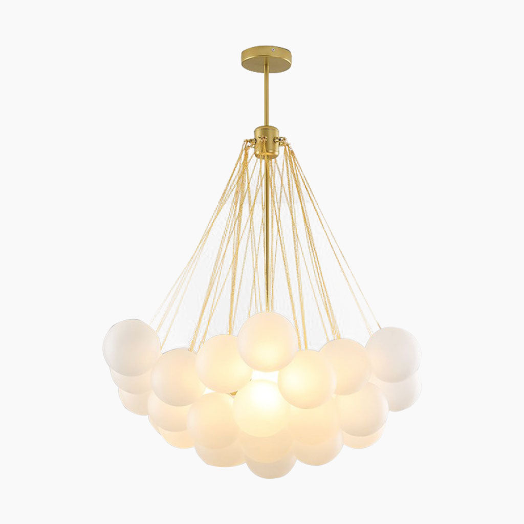 Chandelier Decorative Nordic Modern Glass Ball Bubble, 19/37 Lights