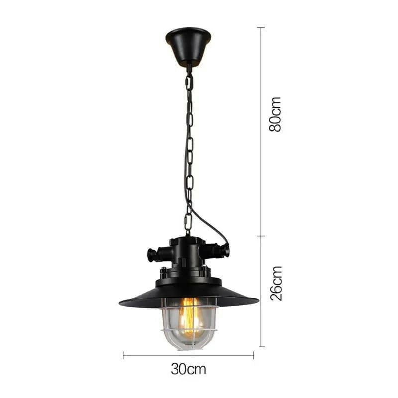 Burke - Loft Retro Industrial Style Pendant Lamp