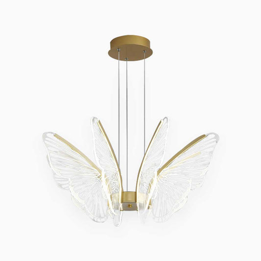 Chandelier Modern Luxury Elegant Acrylic, Butterfly/Leaf
