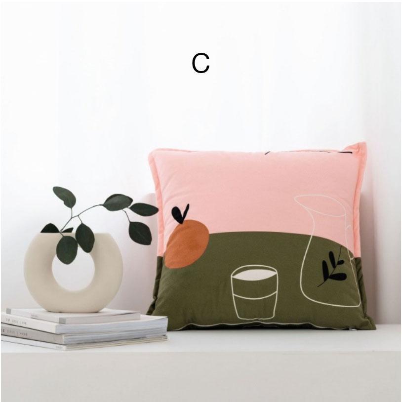 Minimal Illustration Cushion Cover - Nordic Side - 