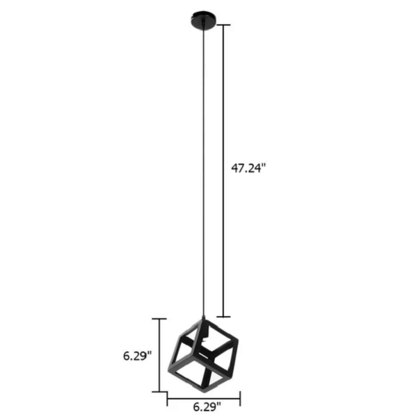Caerus - Modern Nordic Geometric Cube Hanging Lamp