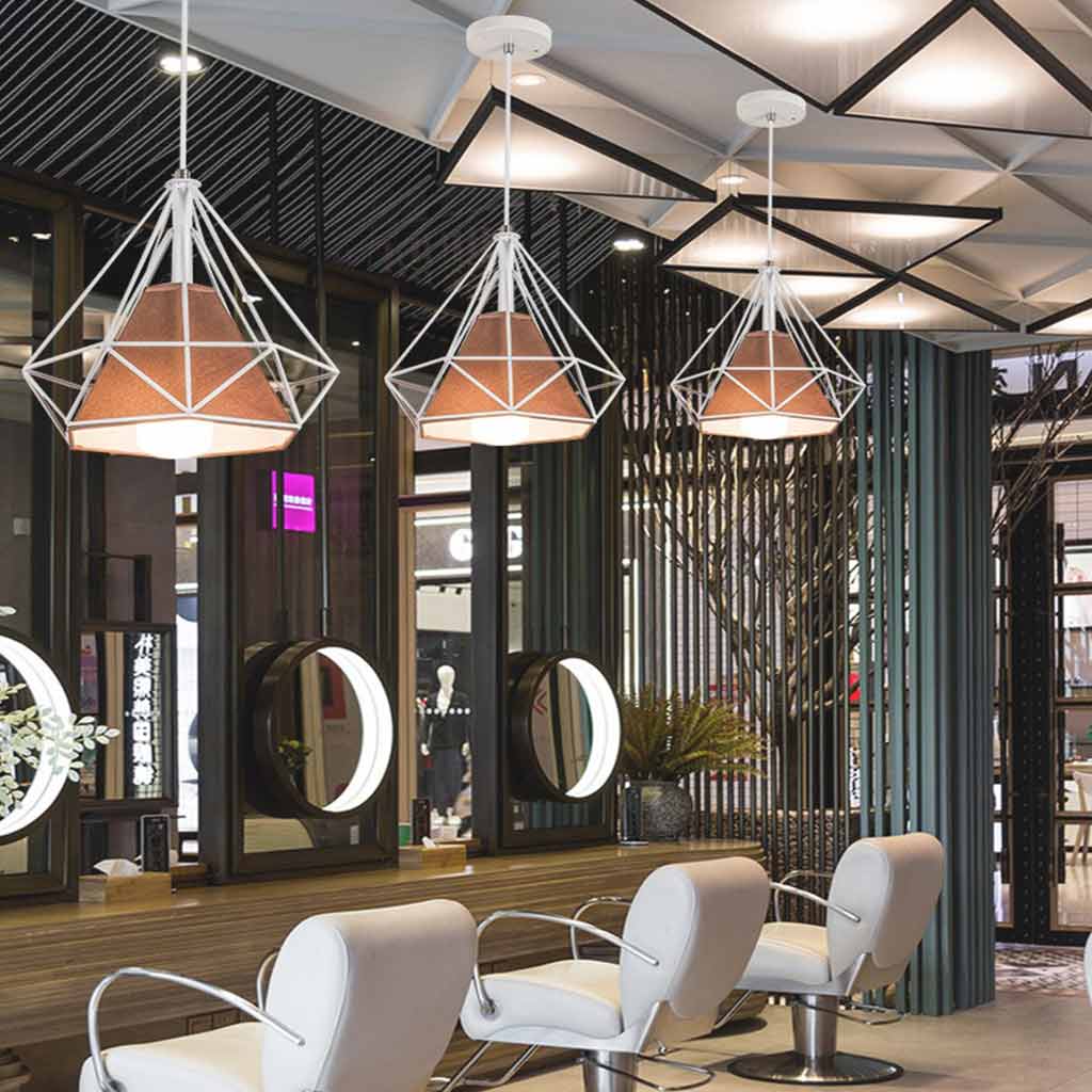 Pendant Light Vintage Iron Frame