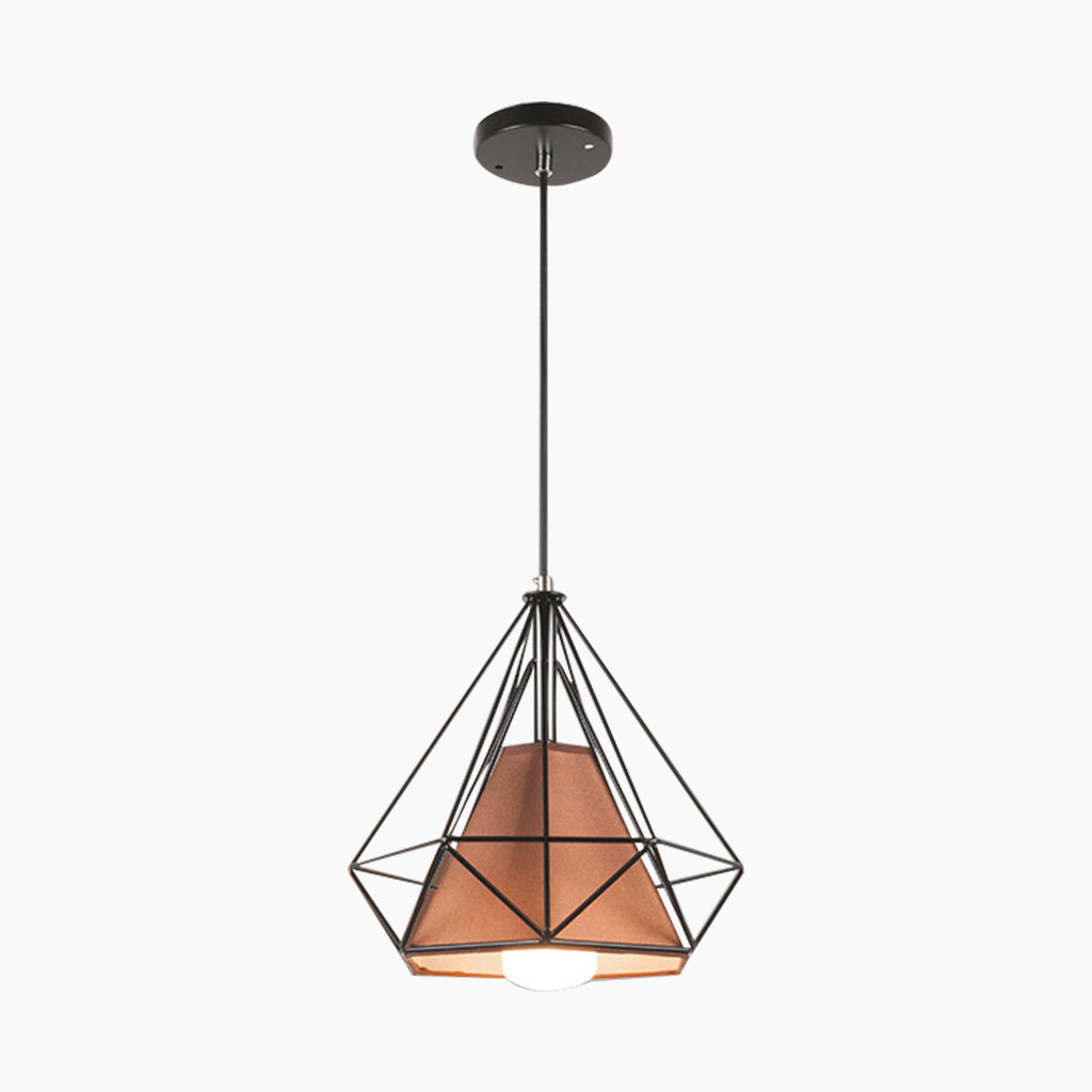 Pendant Light Vintage Iron Frame
