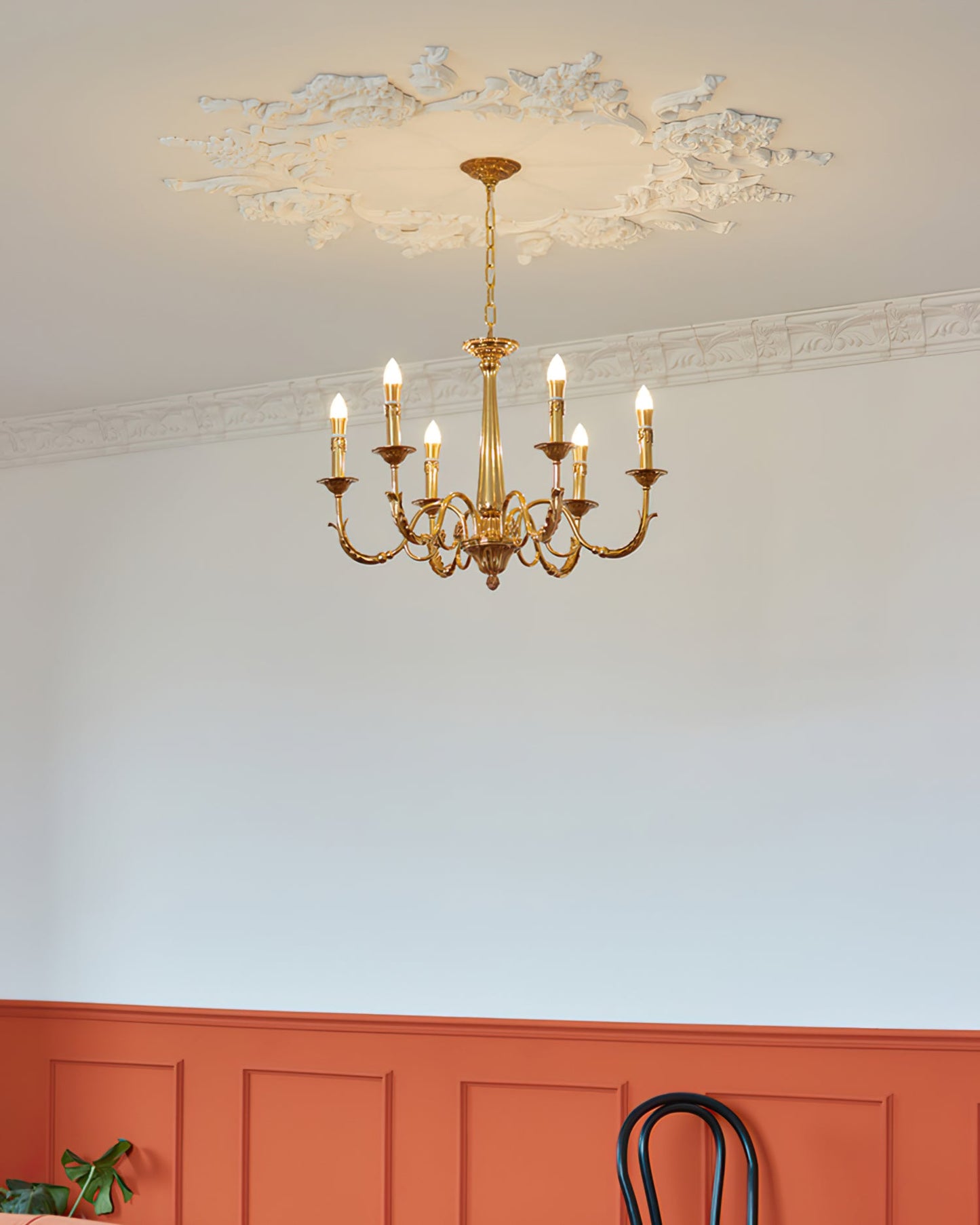 Candle Brass Chandelier