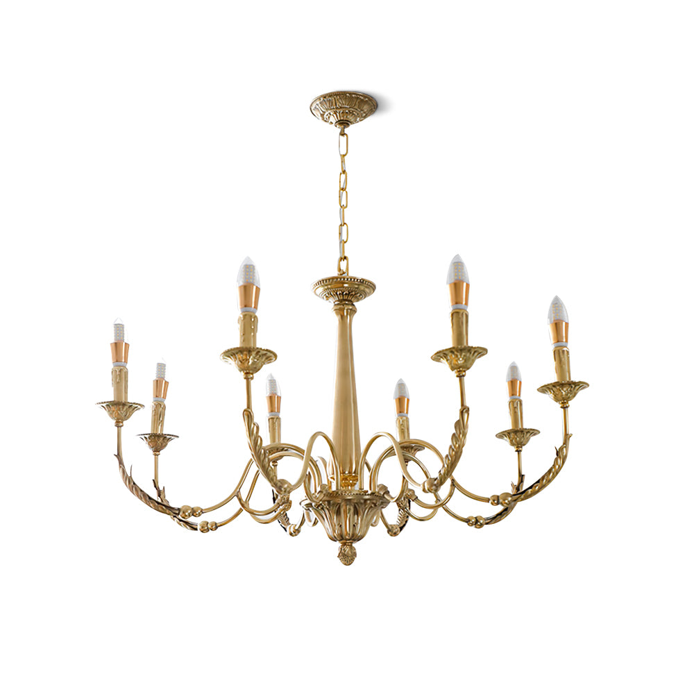 Candle Brass Chandelier