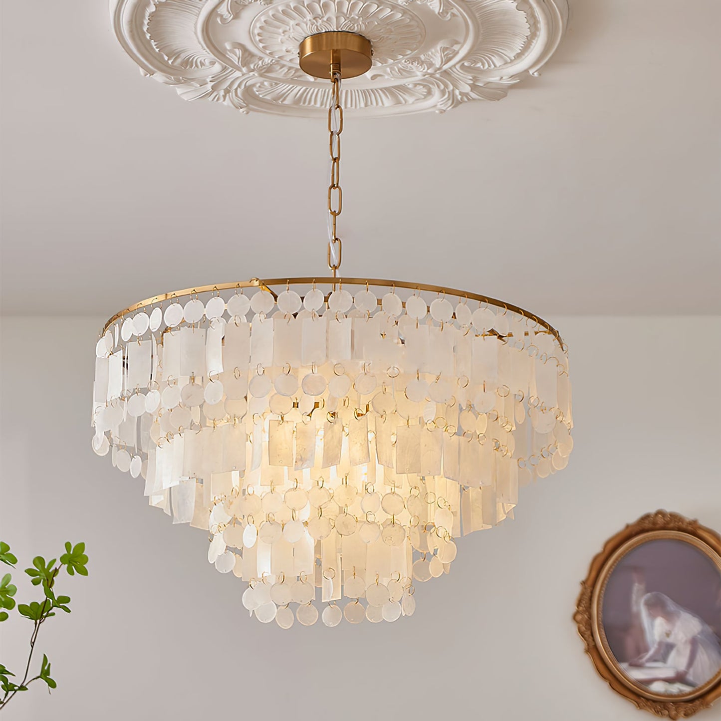 Capiz Shell Chandelier