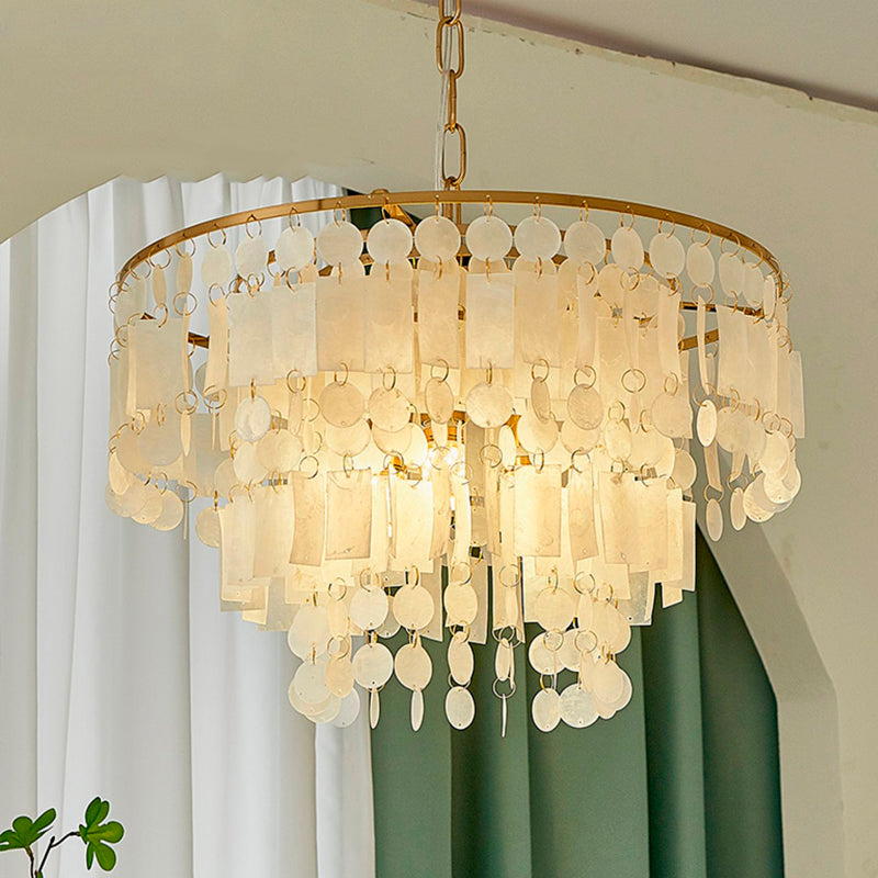 Capiz Shell Chandelier