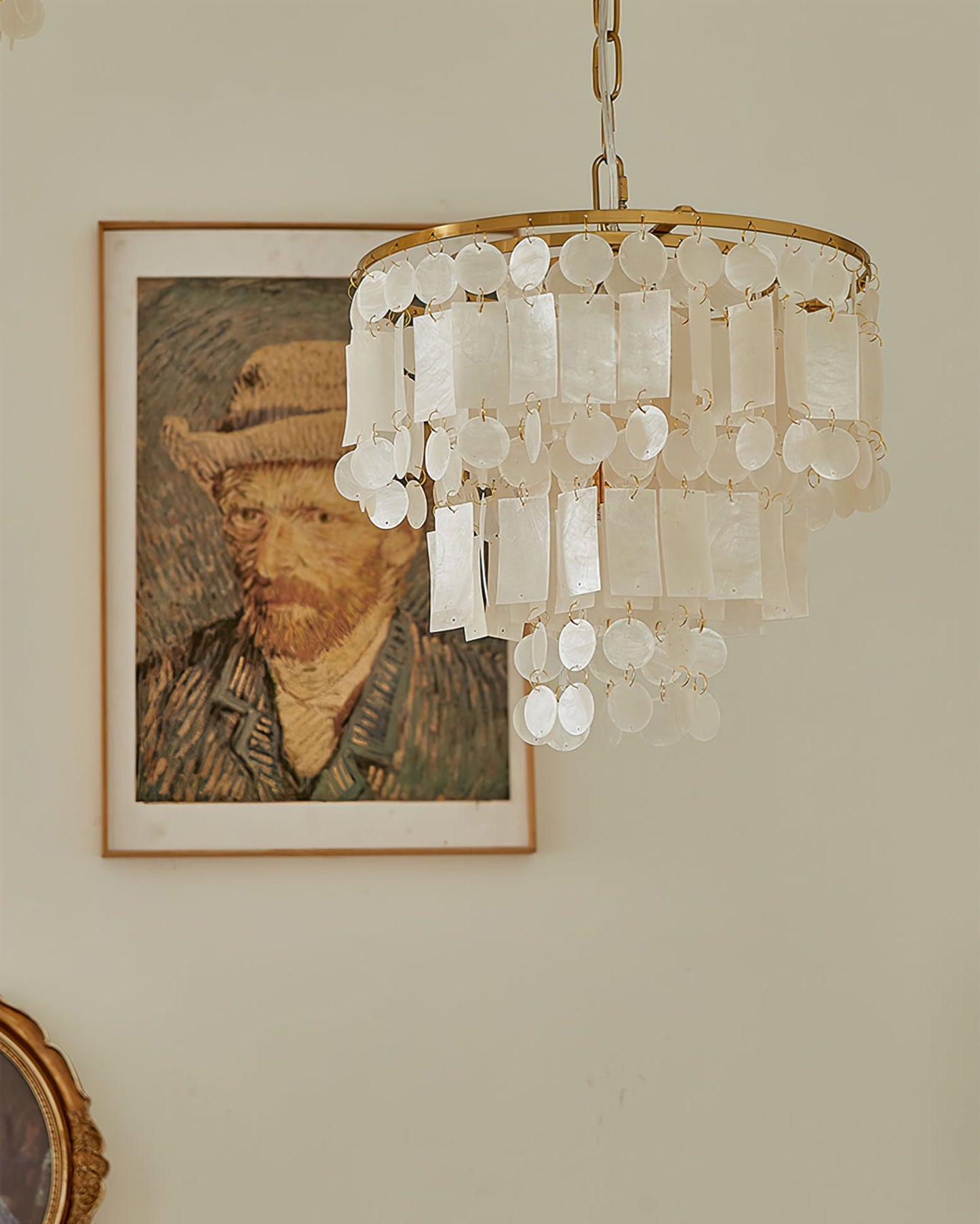 Capiz Shell Chandelier
