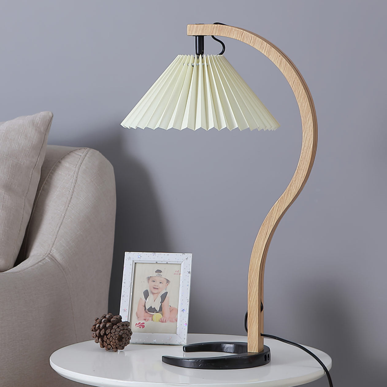 Caprani Wooden Table Lamp