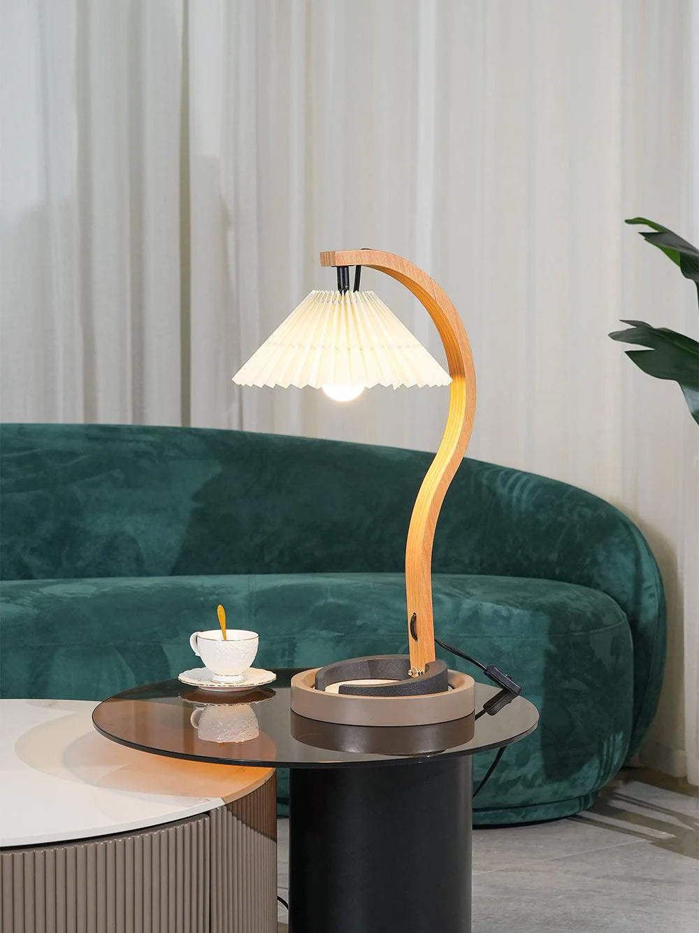 Caprani Wooden Table Lamp