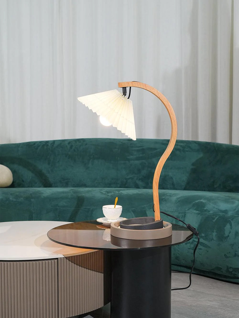 Caprani Wooden Table Lamp
