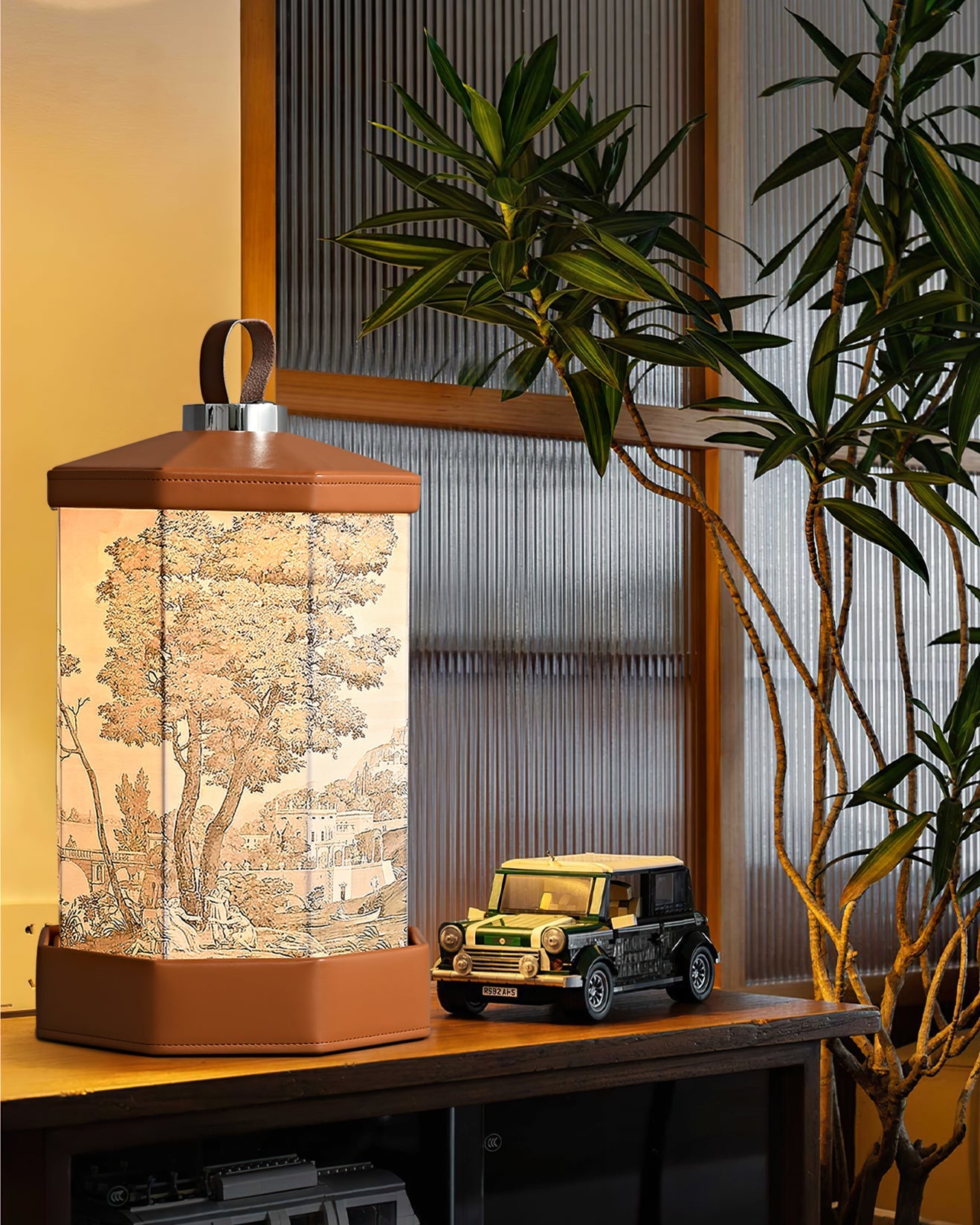 Castle Built-in Battery Table Lamp