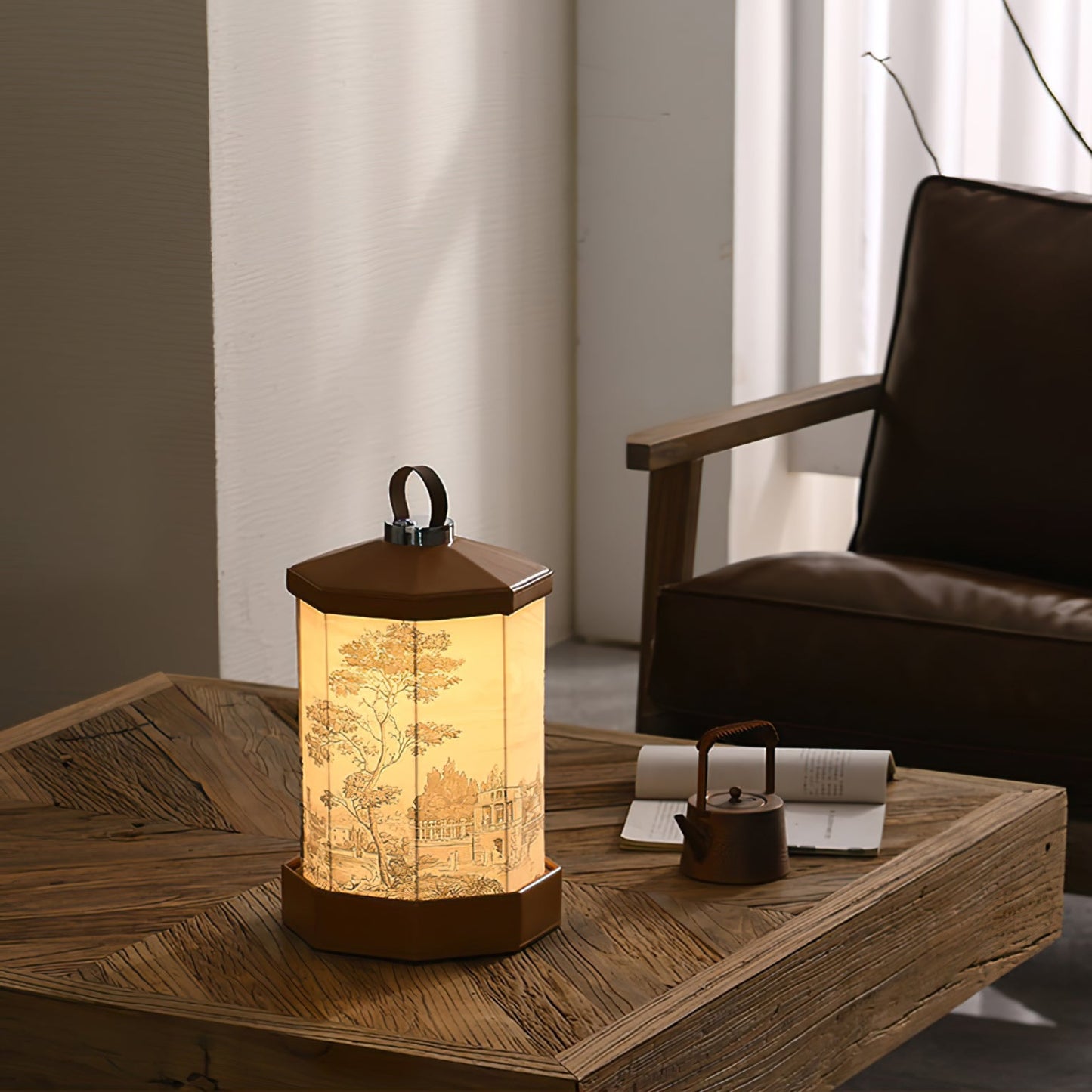 Castle Built-in Battery Table Lamp