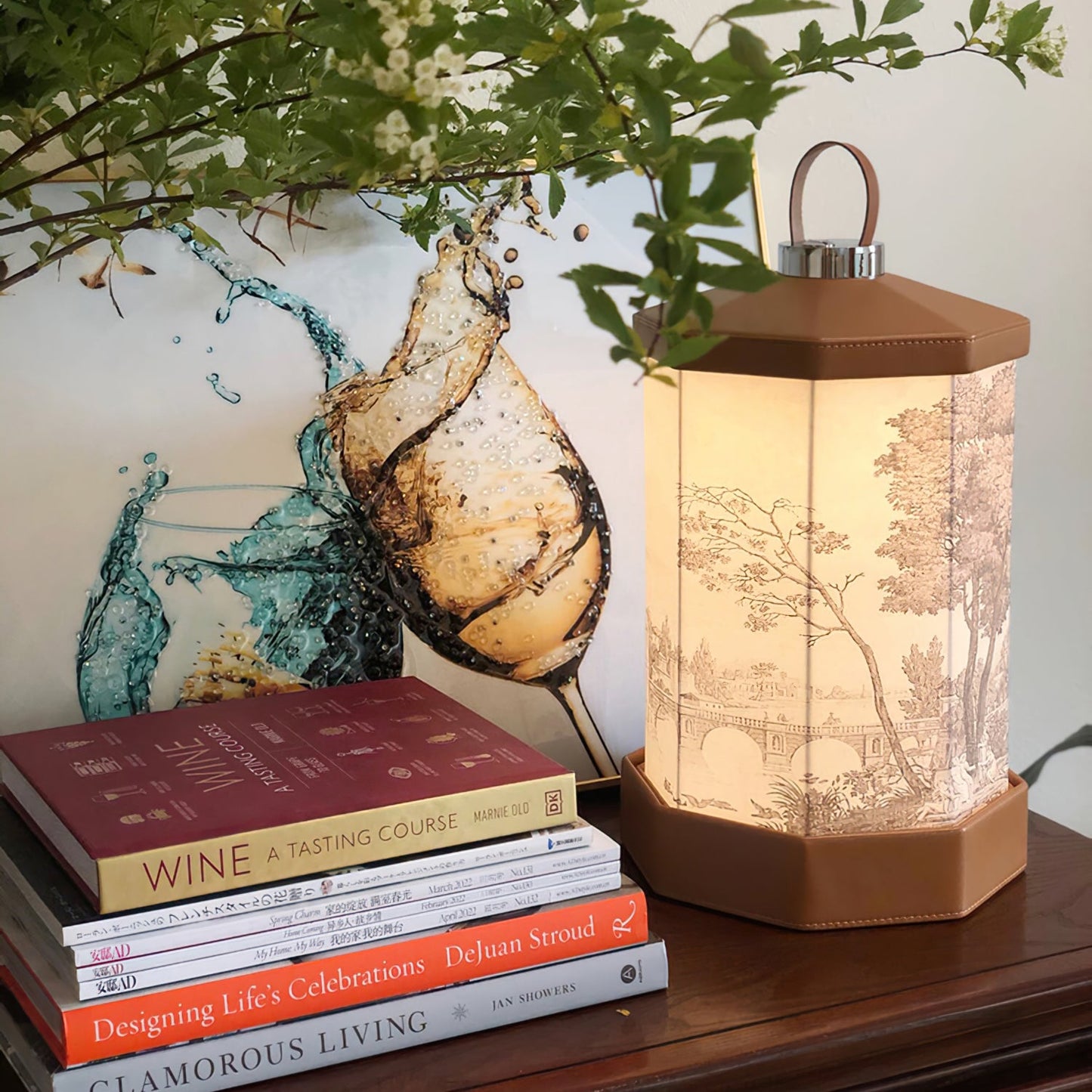 Castle Built-in Battery Table Lamp