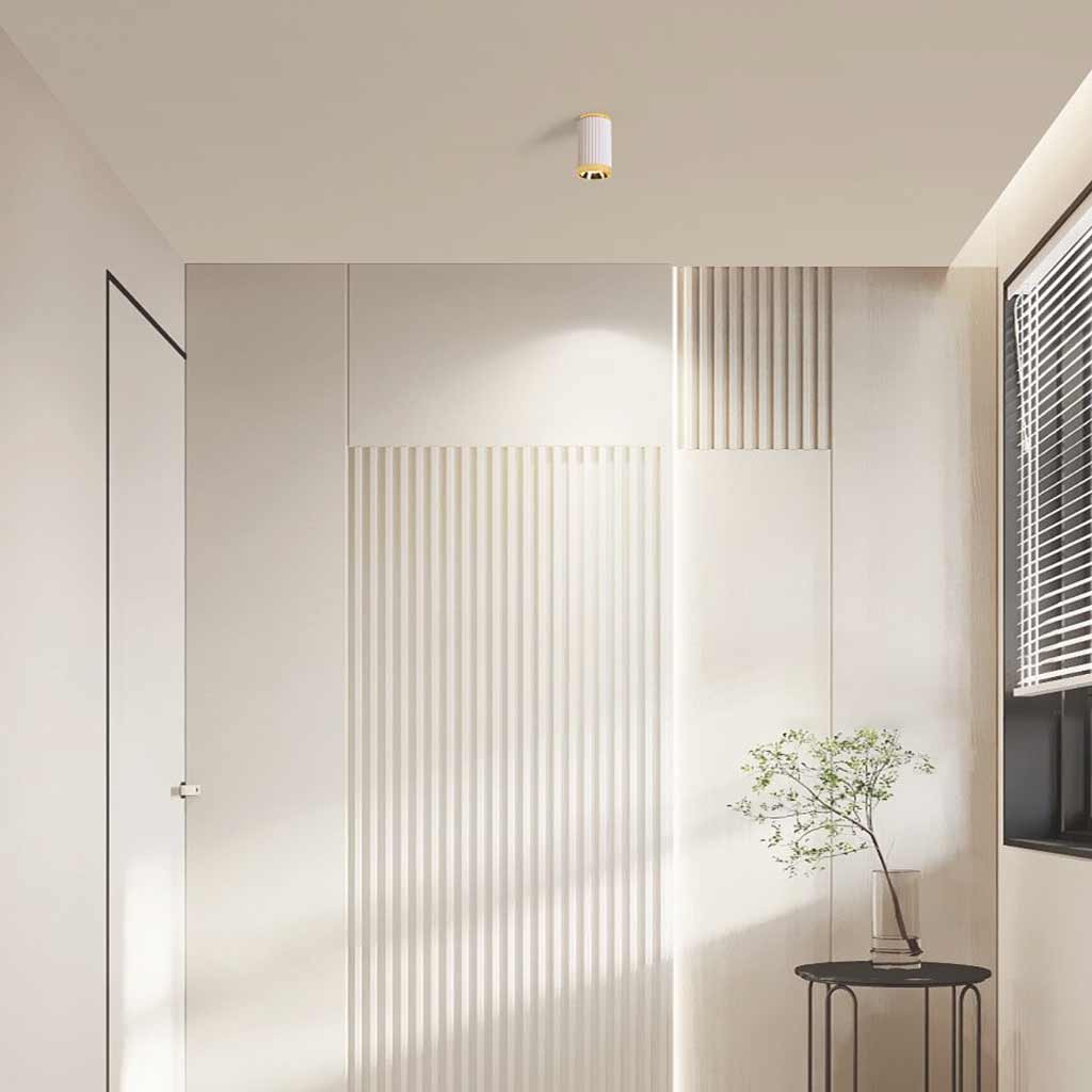 Ceiling Downlight Spotlight Simple Small White Cylinder LED