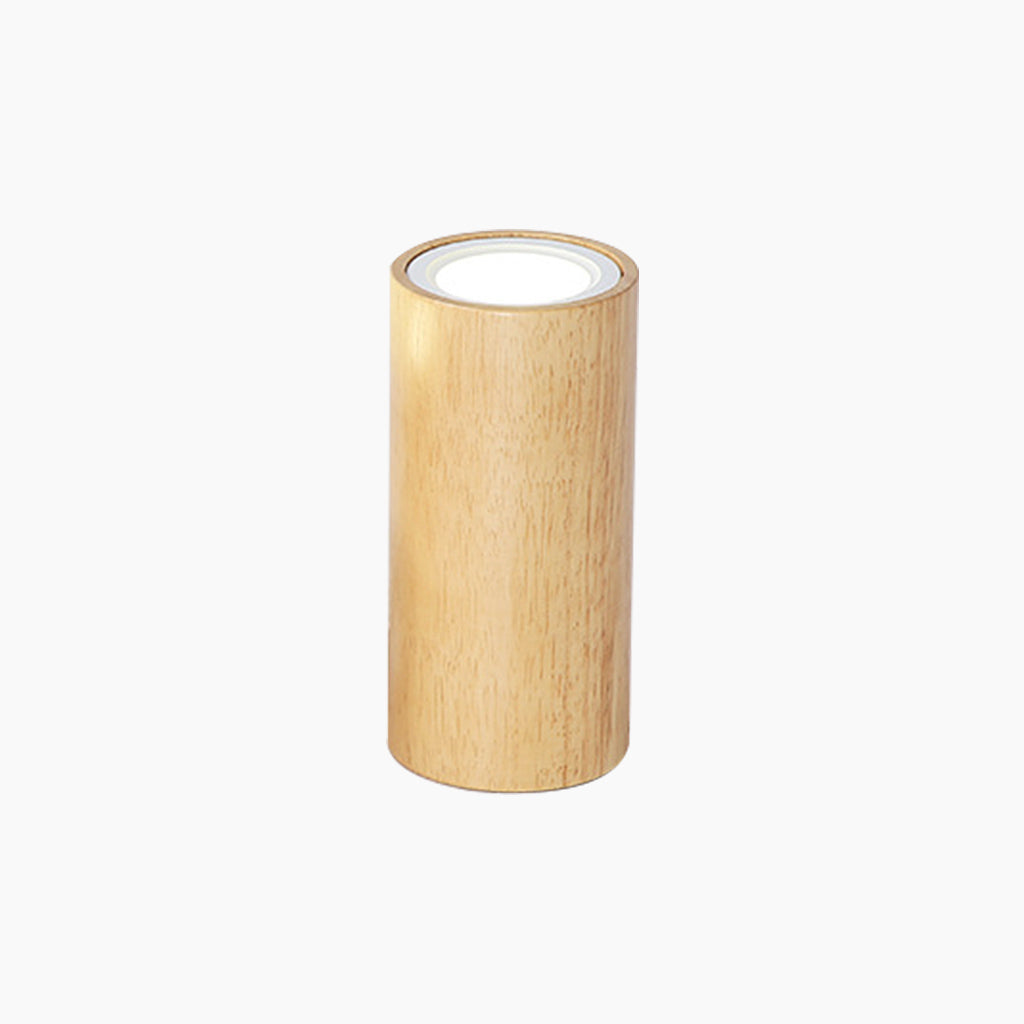 Ceiling Light Downlight Wood LED Cylinder/Cube, Log Color
