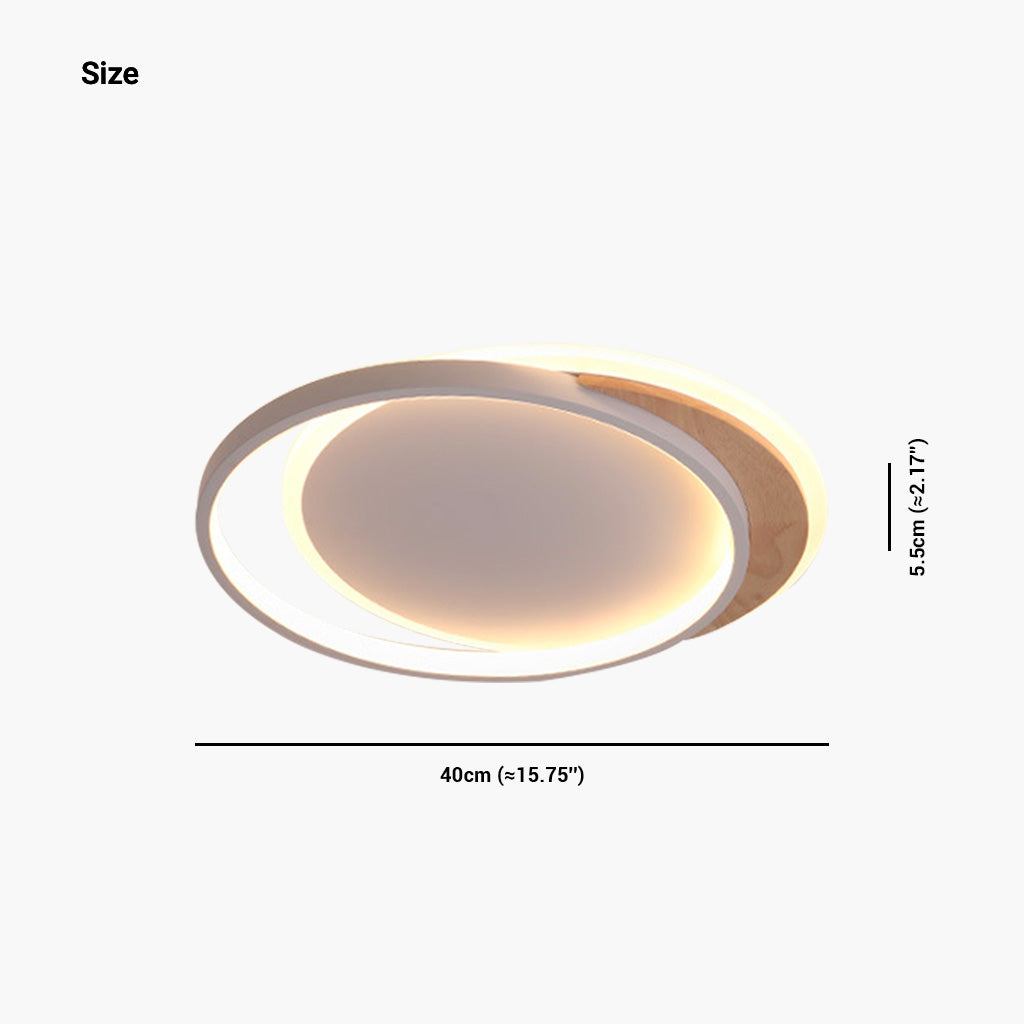 Ceiling Light Flush Mount Modern Chic Dimmable, Round/Square