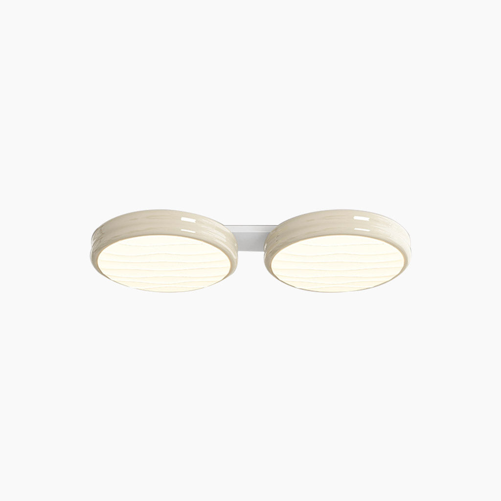 Ceiling Light Flush Mount Modern Minimalist Round LED Full Spectrum, 4 Colors