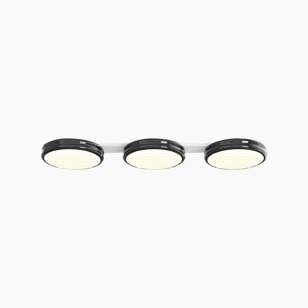 Ceiling Light Flush Mount Modern Minimalist Round LED Full Spectrum, 4 Colors