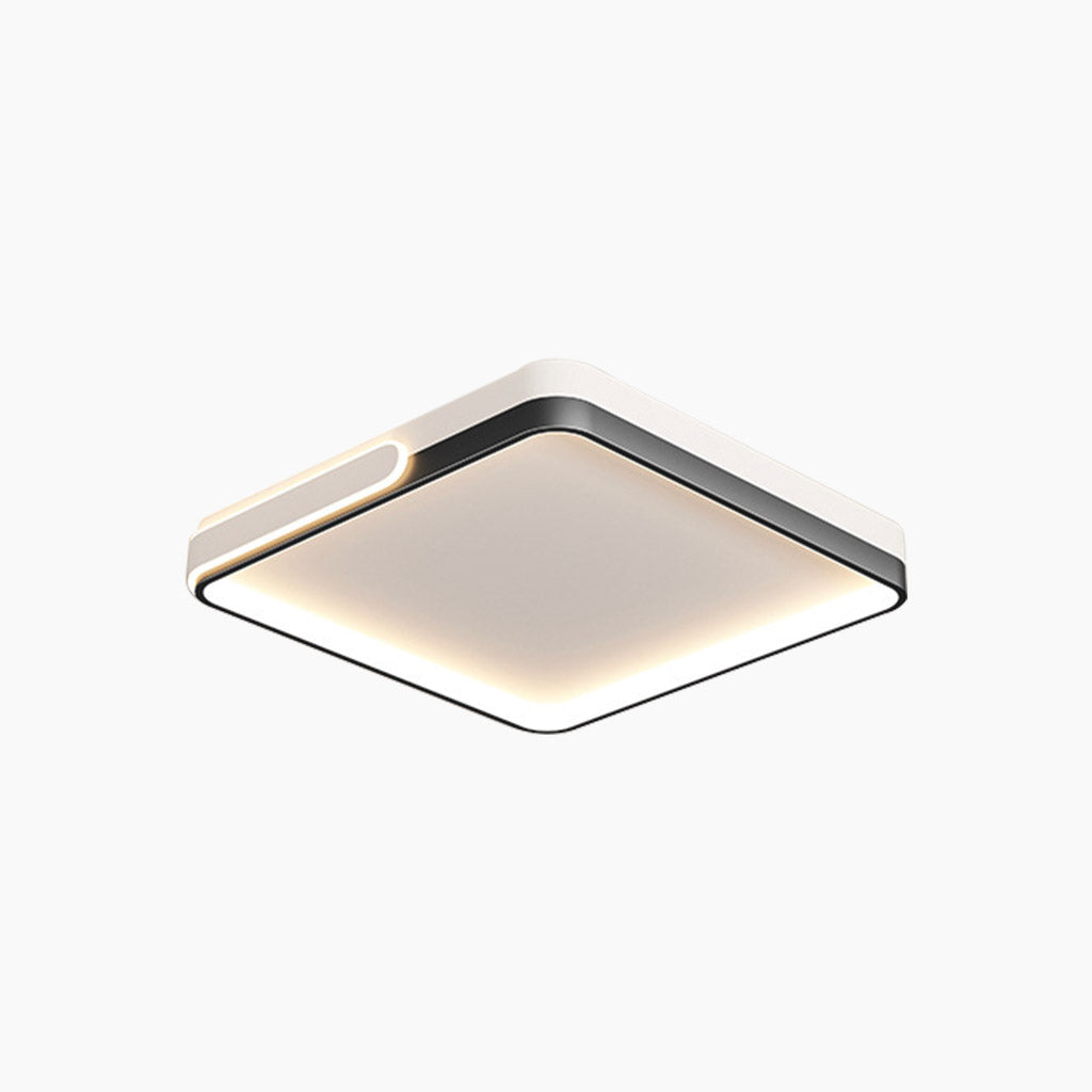 Ceiling Light Flush Mount Nordic Unique Geometric, Black & White