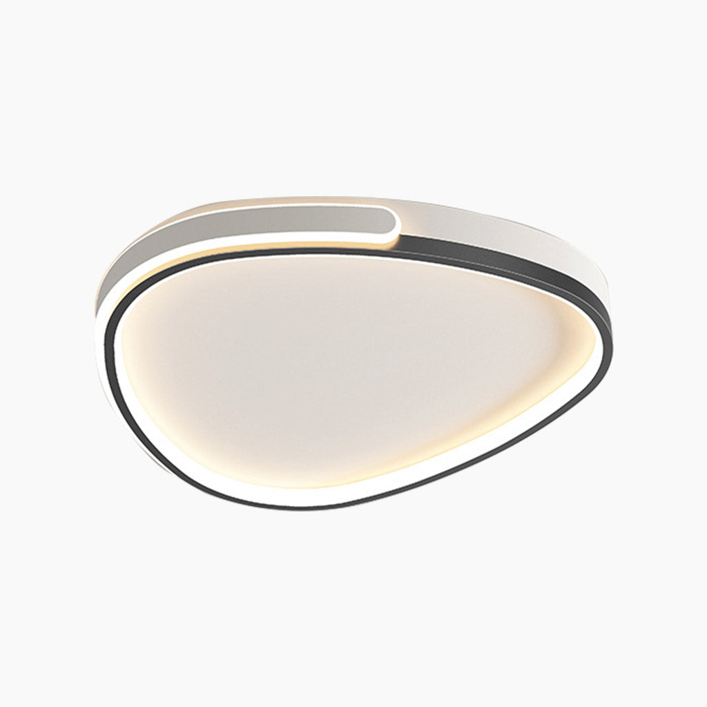 Ceiling Light Flush Mount Nordic Unique Geometric, Black & White