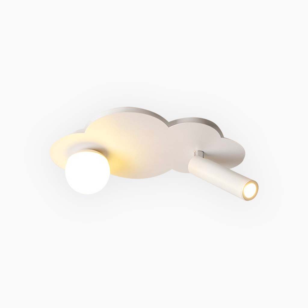 Ceiling Light with Spotlight Minimalist Cloud, White