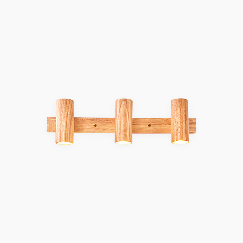 Ceiling / Wall Track Lighting Spotlight Nordic Simple LED, Wood
