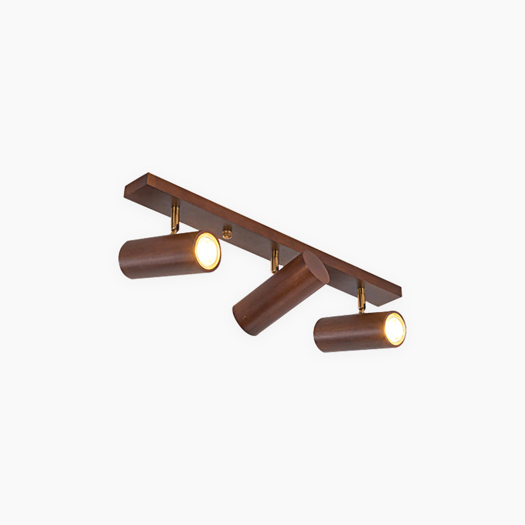 Ceiling / Wall Track Lighting Spotlight Nordic Simple LED, Wood