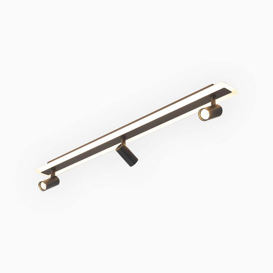 Ceiling Track Light Spotlight Modern Linear LED, Black